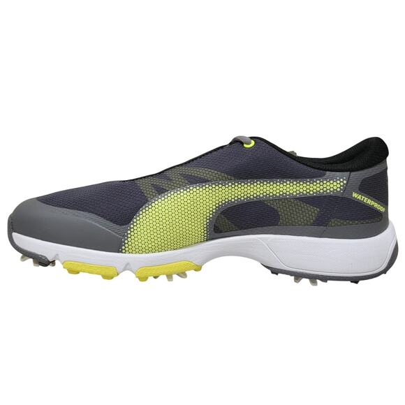Puma Men Ignite Drive Sport Cleated Golf Shoes Size US 9 Dark Grey Safety Yellow main image 4